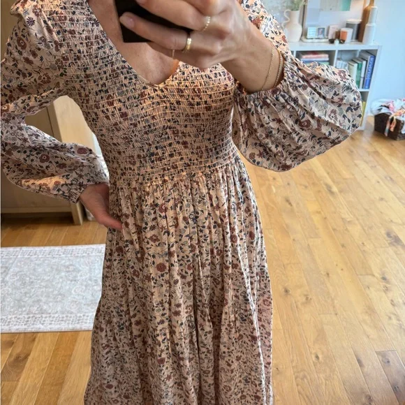 Christy Dawn Aimee Floral Long Sleeve Dress🌾 - Picture 3 of 4